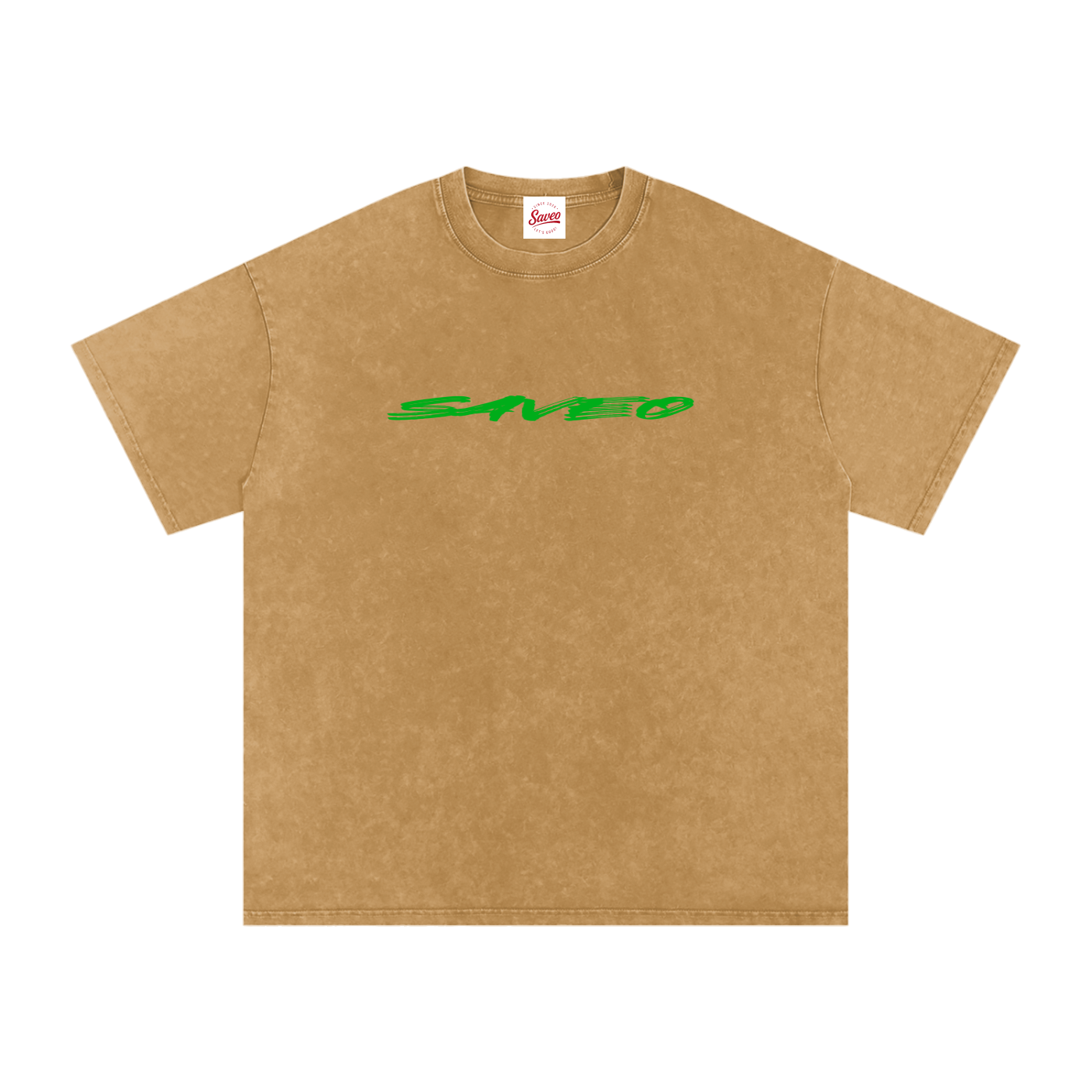Saveo Snow Washed Oversized Cotton T-Shirt