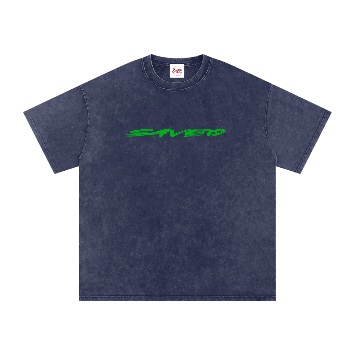 Saveo Snow Washed Oversized Cotton T-Shirt