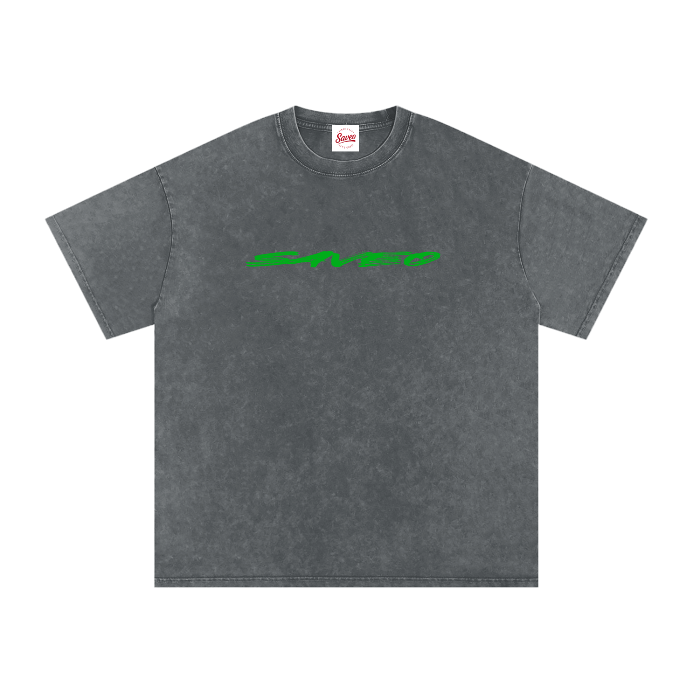Saveo Snow Washed Oversized Cotton T-Shirt