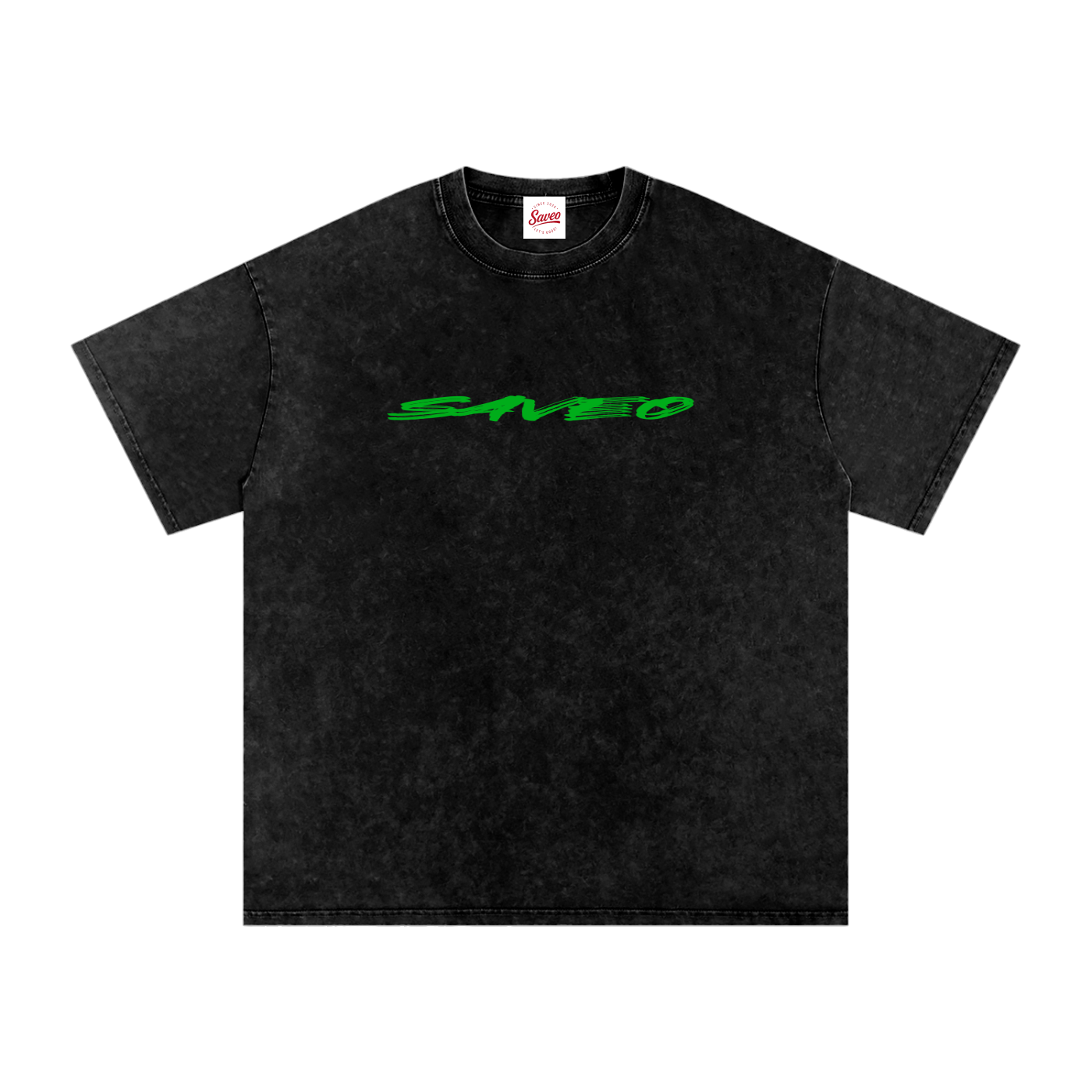 Saveo Snow Washed Oversized Cotton T-Shirt